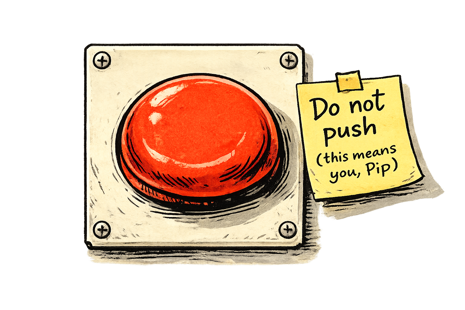 Do not push (this means you, Pip)